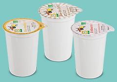 PET cup for school milk (product image)