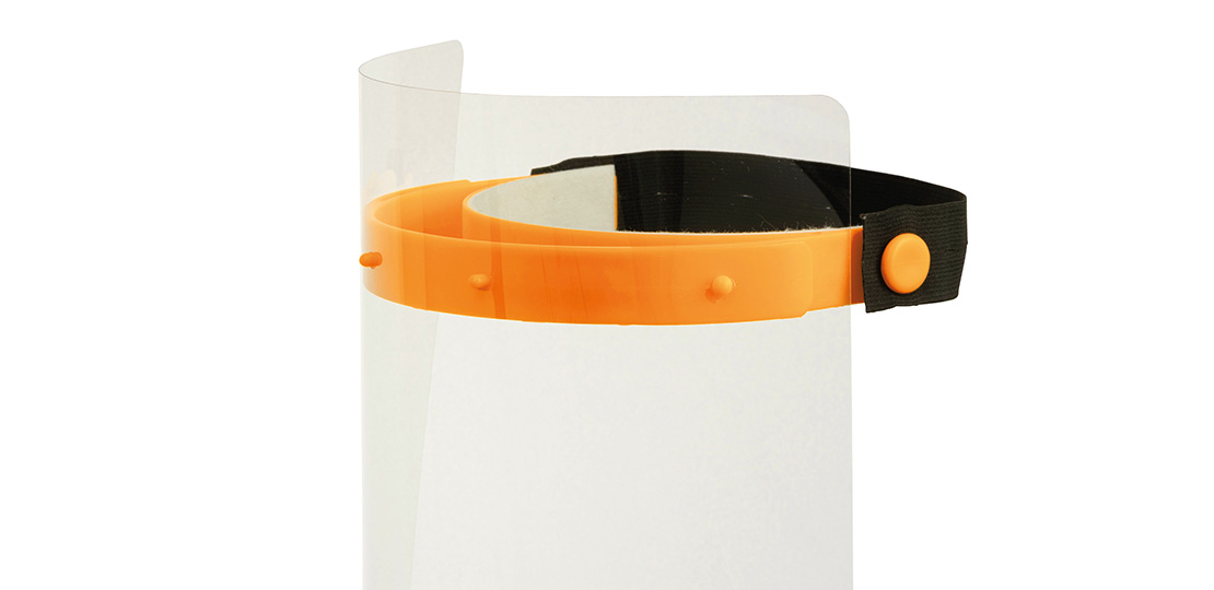 Plastic visor (photo)
